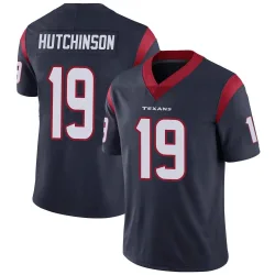 Houston Texans Youth Limited Navy Blue Team Color Vapor Untouchable Jersey (19 Xavier Hutchinson)