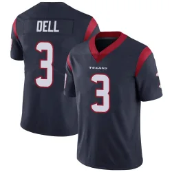 Houston Texans Youth Limited Navy Blue Team Color Vapor Untouchable Jersey (3 Tank Dell)