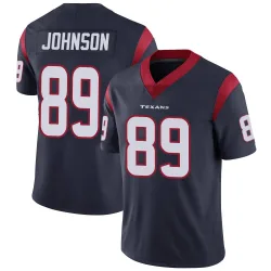 Houston Texans Youth Limited Navy Blue Team Color Vapor Untouchable Jersey (89 Xavier Johnson)