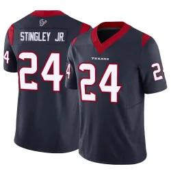 Houston Texans Youth Limited Navy Vapor F.U.S.E. Jersey (24 Derek Stingley Jr.)
