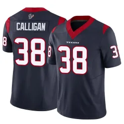 Houston Texans Youth Limited Navy Vapor F.U.S.E. Jersey (38 Keydrain Calligan)