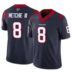 Houston Texans Youth Limited Navy Vapor F.U.S.E. Jersey (8 John Metchie III)