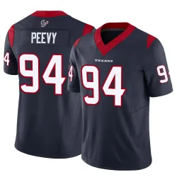 Houston Texans Youth Limited Navy Vapor F.U.S.E. Jersey (94 Jayden Peevy)