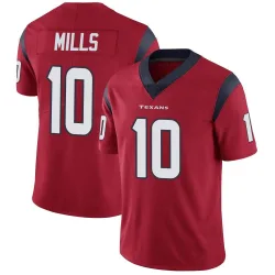 Houston Texans Youth Limited Red Alternate Vapor Untouchable Jersey (10 Davis Mills)