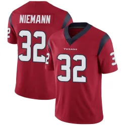 Houston Texans Youth Limited Red Alternate Vapor Untouchable Jersey (32 Nick Niemann)