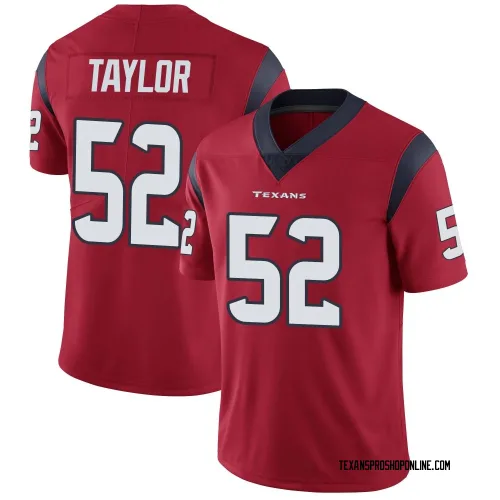 Houston Texans Youth Limited Red Alternate Vapor Untouchable Jersey (52 Darrell Taylor)