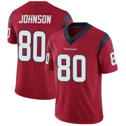 Houston Texans Youth Limited Red Alternate Vapor Untouchable Jersey (80 Andre Johnson)