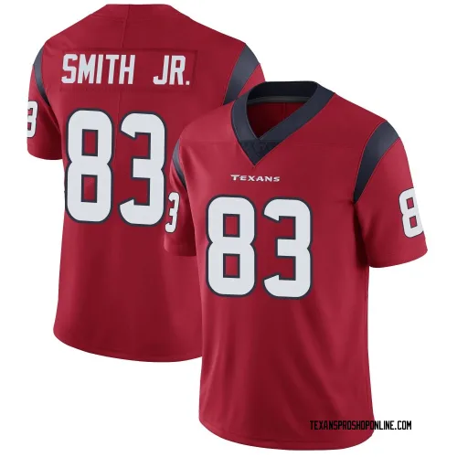 Houston Texans Youth Limited Red Alternate Vapor Untouchable Jersey (83 Irv Smith Jr.)