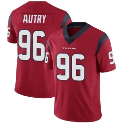 Houston Texans Youth Limited Red Alternate Vapor Untouchable Jersey (96 Denico Autry)