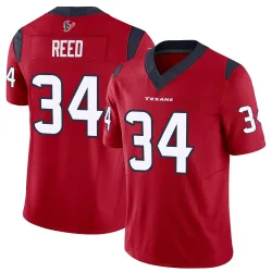 Houston Texans Youth Limited Red Vapor F.U.S.E. Jersey (34 Jaylen Reed)