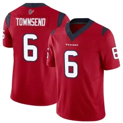 Houston Texans Youth Limited Red Vapor F.U.S.E. Jersey (6 Tommy Townsend)