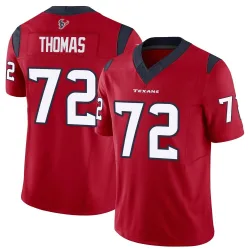 Houston Texans Youth Limited Red Vapor F.U.S.E. Jersey (72 Jaylon Thomas)