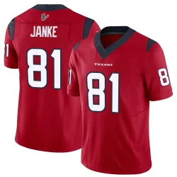 Houston Texans Youth Limited Red Vapor F.U.S.E. Jersey (81 Jaxon Janke)