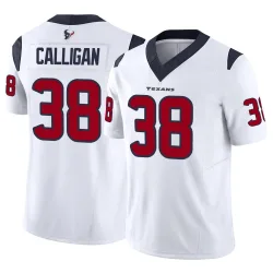 Houston Texans Youth Limited White Vapor F.U.S.E. Jersey (38 Keydrain Calligan)