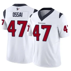 Houston Texans Youth Limited White Vapor F.U.S.E. Jersey (47 K.C. Ossai)