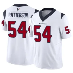 Houston Texans Youth Limited White Vapor F.U.S.E. Jersey (54 Jarrett Patterson)