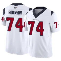 Houston Texans Youth Limited White Vapor F.U.S.E. Jersey (74 Cam Robinson)