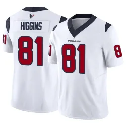 Houston Texans Youth Limited White Vapor F.U.S.E. Jersey (81 Jayden Higgins)