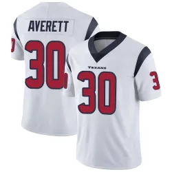 Houston Texans Youth Limited White Vapor Untouchable Jersey (30 Anthony Averett)