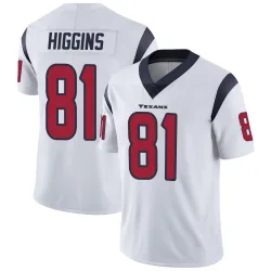 Houston Texans Youth Limited White Vapor Untouchable Jersey (81 Jayden Higgins)